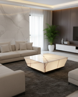 Honey Onyx Coffee Table